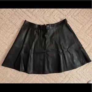 American Eagle faux leather skirt